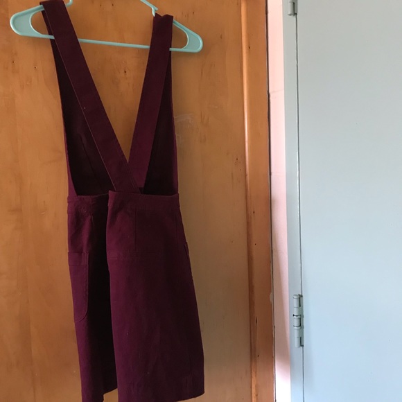 Overall dress burgundy - Picture 2 of 3
